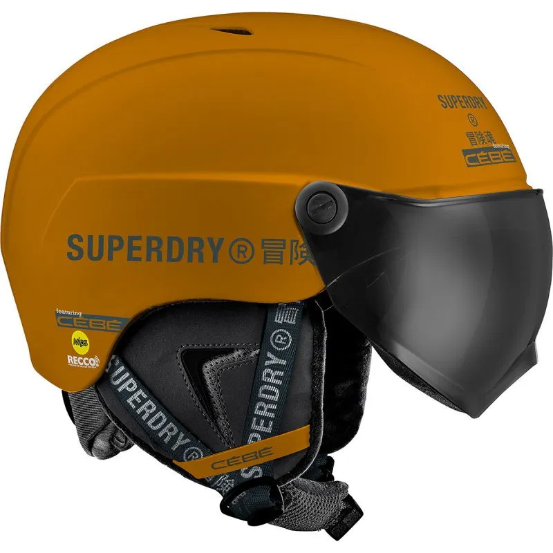 Casco de esquí con visera Cébé Contest Vision Mips X Superdry (Zinnia Ultra Black Cat. 3)