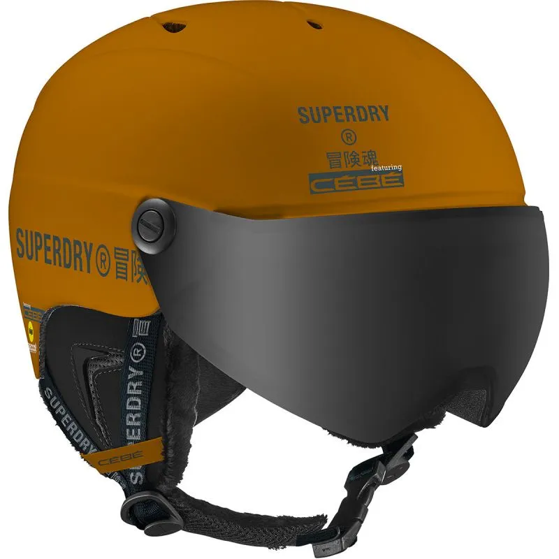 Casco de esquí con visera Cébé Contest Vision Mips X Superdry (Zinnia Ultra Black Cat. 3)