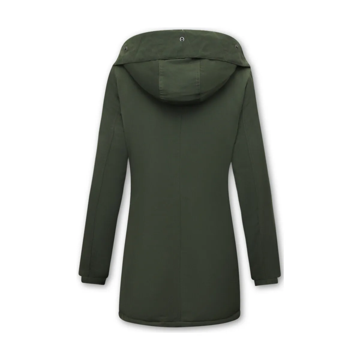 Chaqueta Capucha Acolchado Mujer