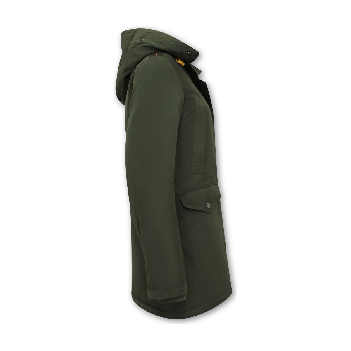 Chaqueta Capucha Acolchado Mujer