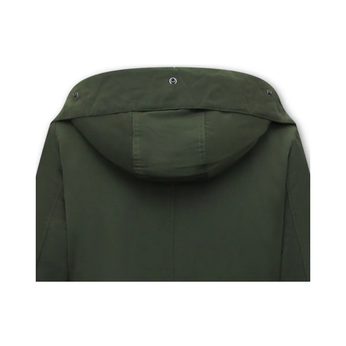 Chaqueta Capucha Acolchado Mujer