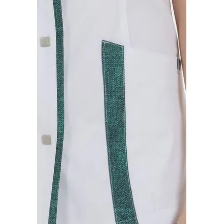 Chaqueta contraste verde m/l