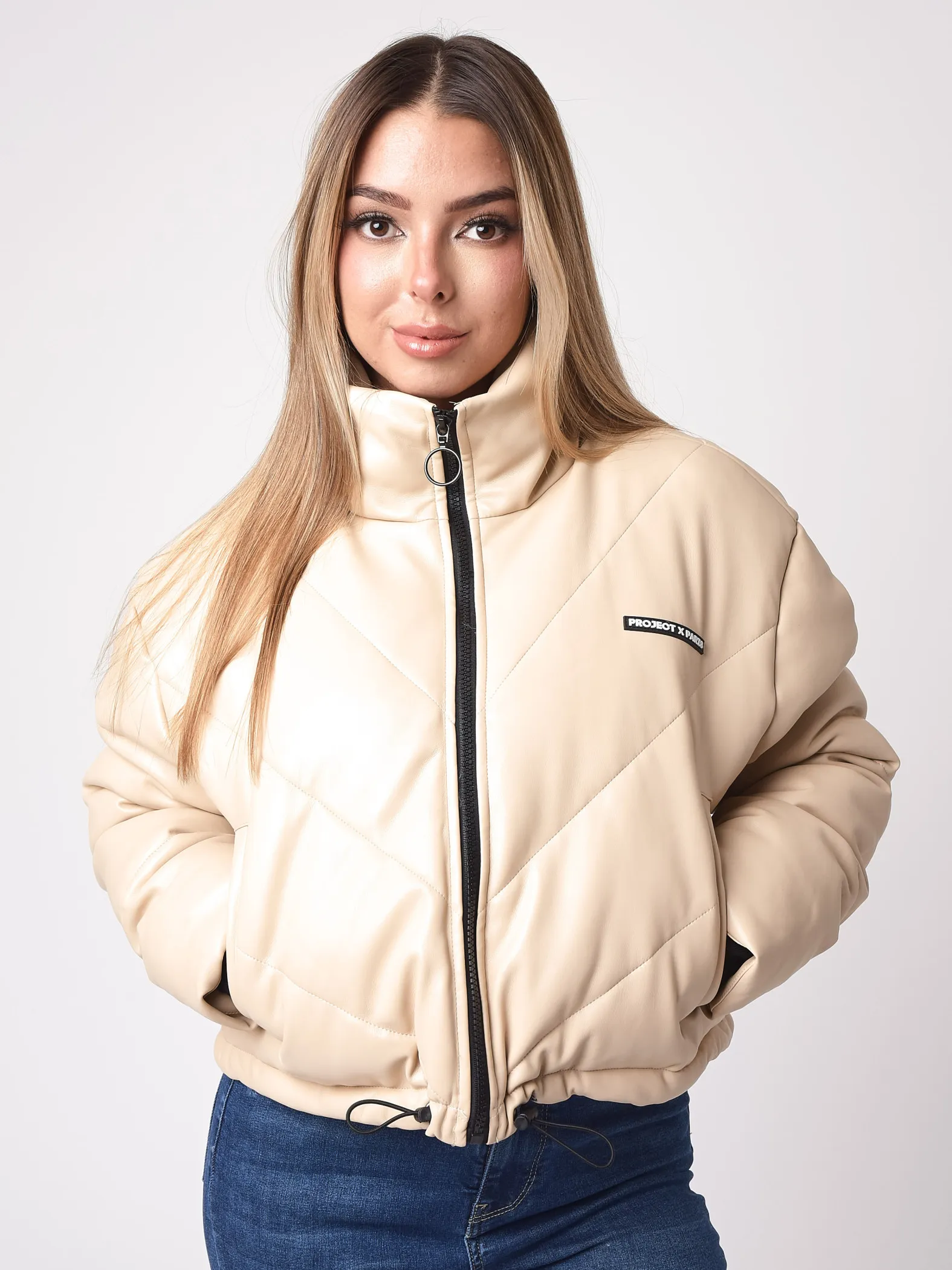 Chaqueta corta oversize
