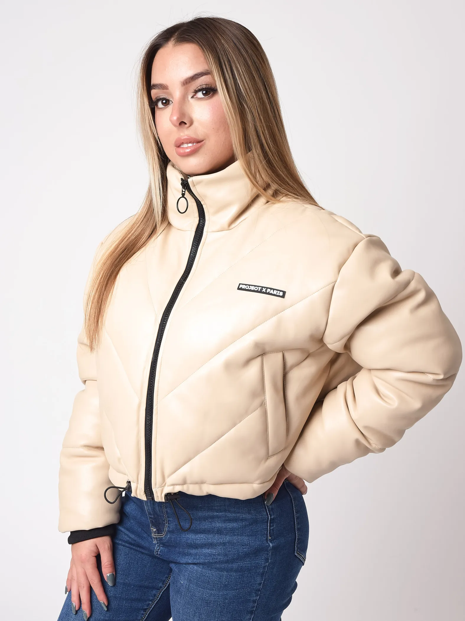Chaqueta corta oversize