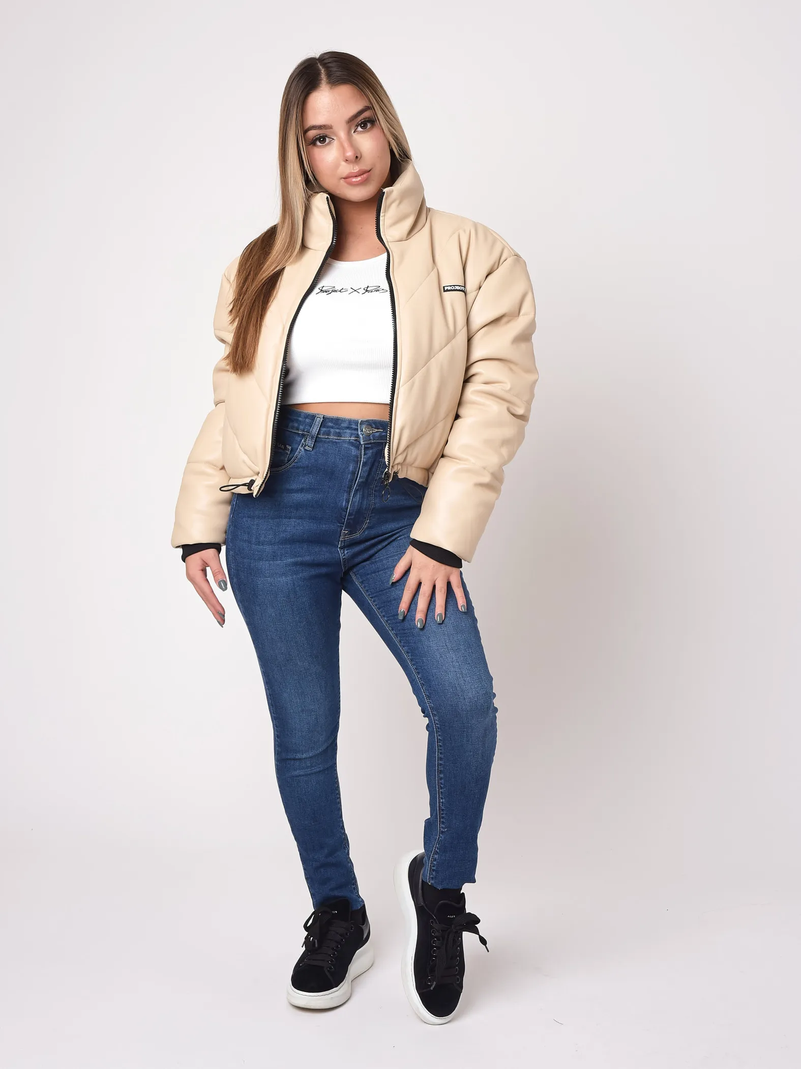 Chaqueta corta oversize