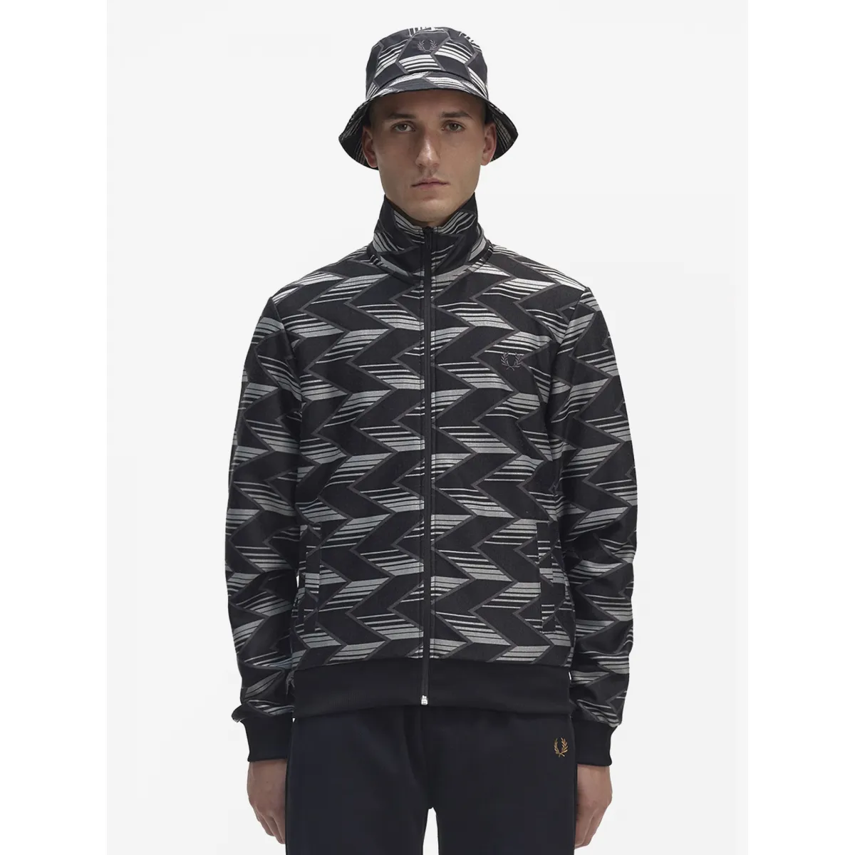 Chaqueta Fred Perry Chevron Striped Track