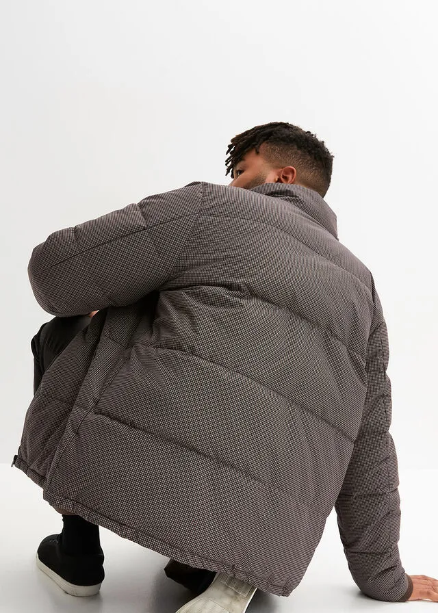 Chaqueta guateada Negro