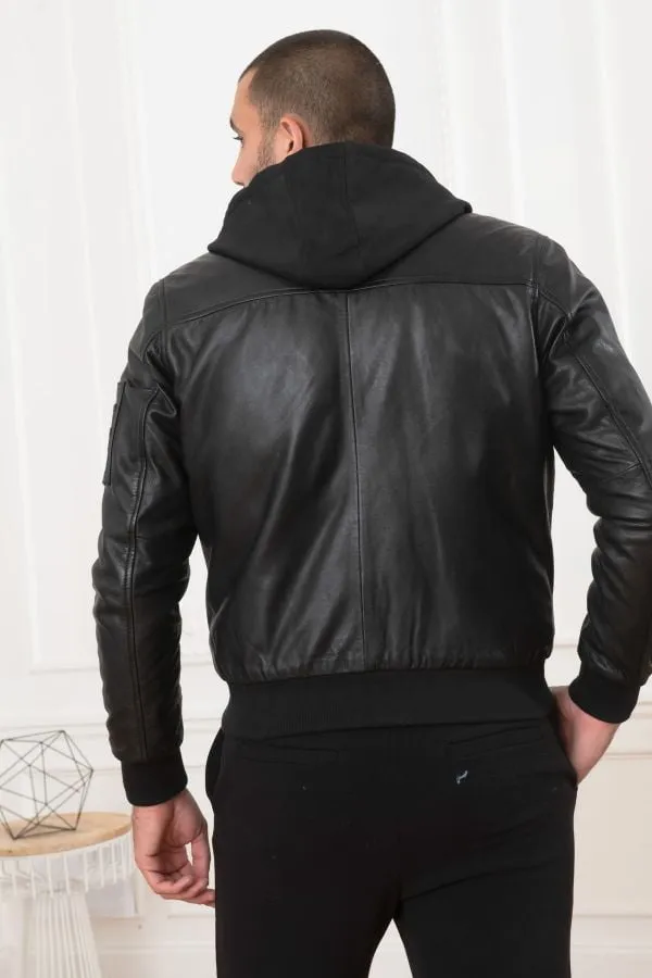 Chaqueta Hombre Serge Pariente Balle Hood Black