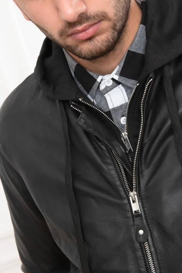 Chaqueta Hombre Serge Pariente Balle Hood Black