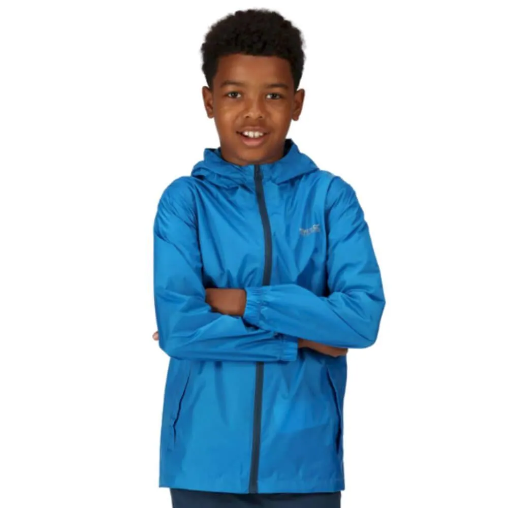 Chaqueta Impermeable Regatta Kid Pack It III. Indigo Blue. RKW213