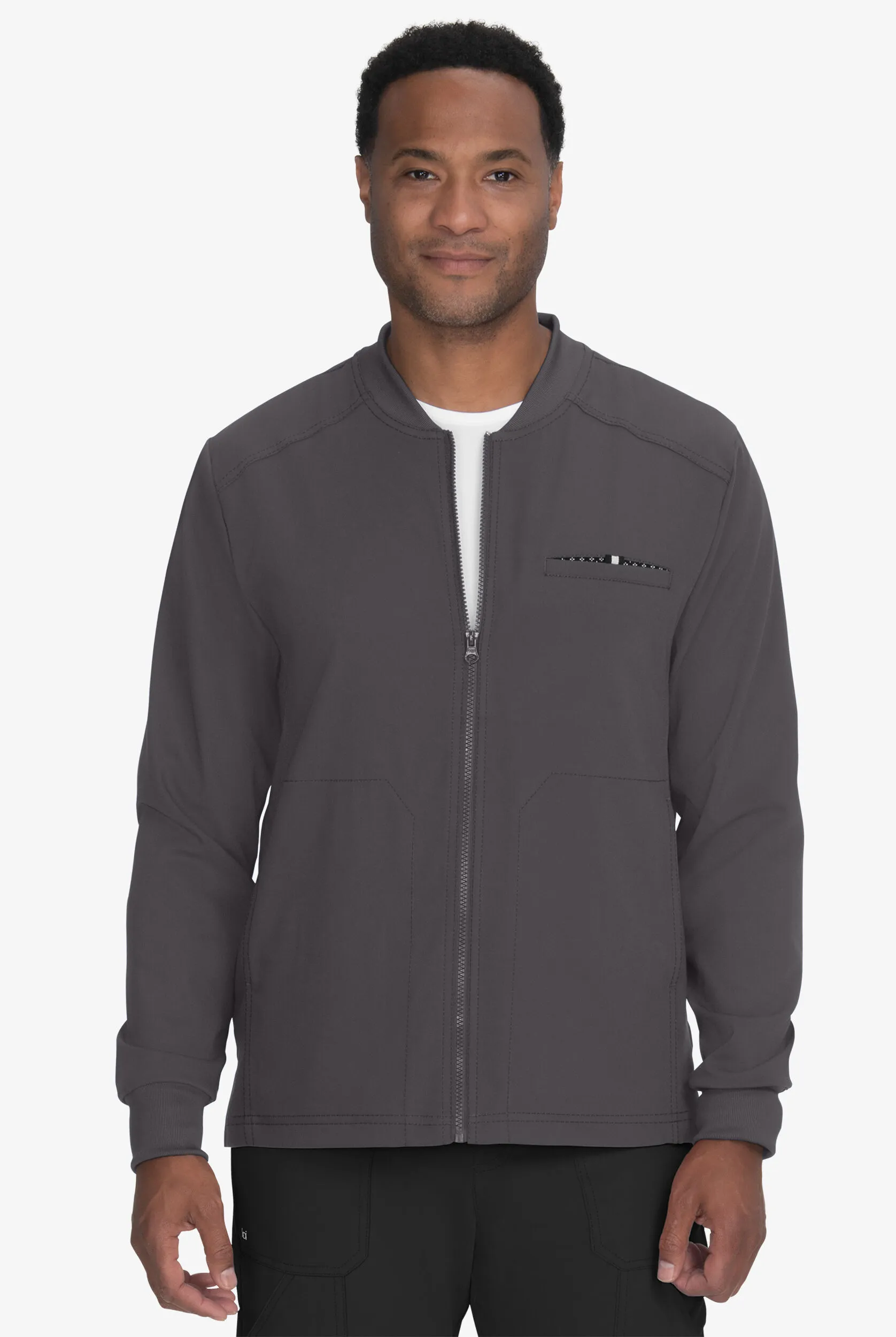 Chaqueta médica koi Next Gen Ready Set Go STRETCH con cremallera y 5 bolsillos para hombre