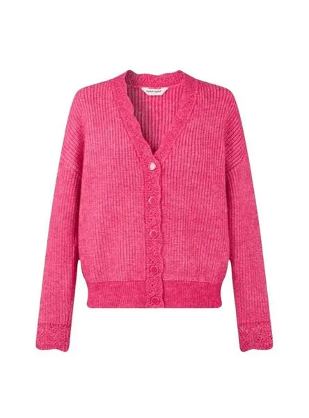 Chaqueta Naf Naf Punto Fucsia para Mujer