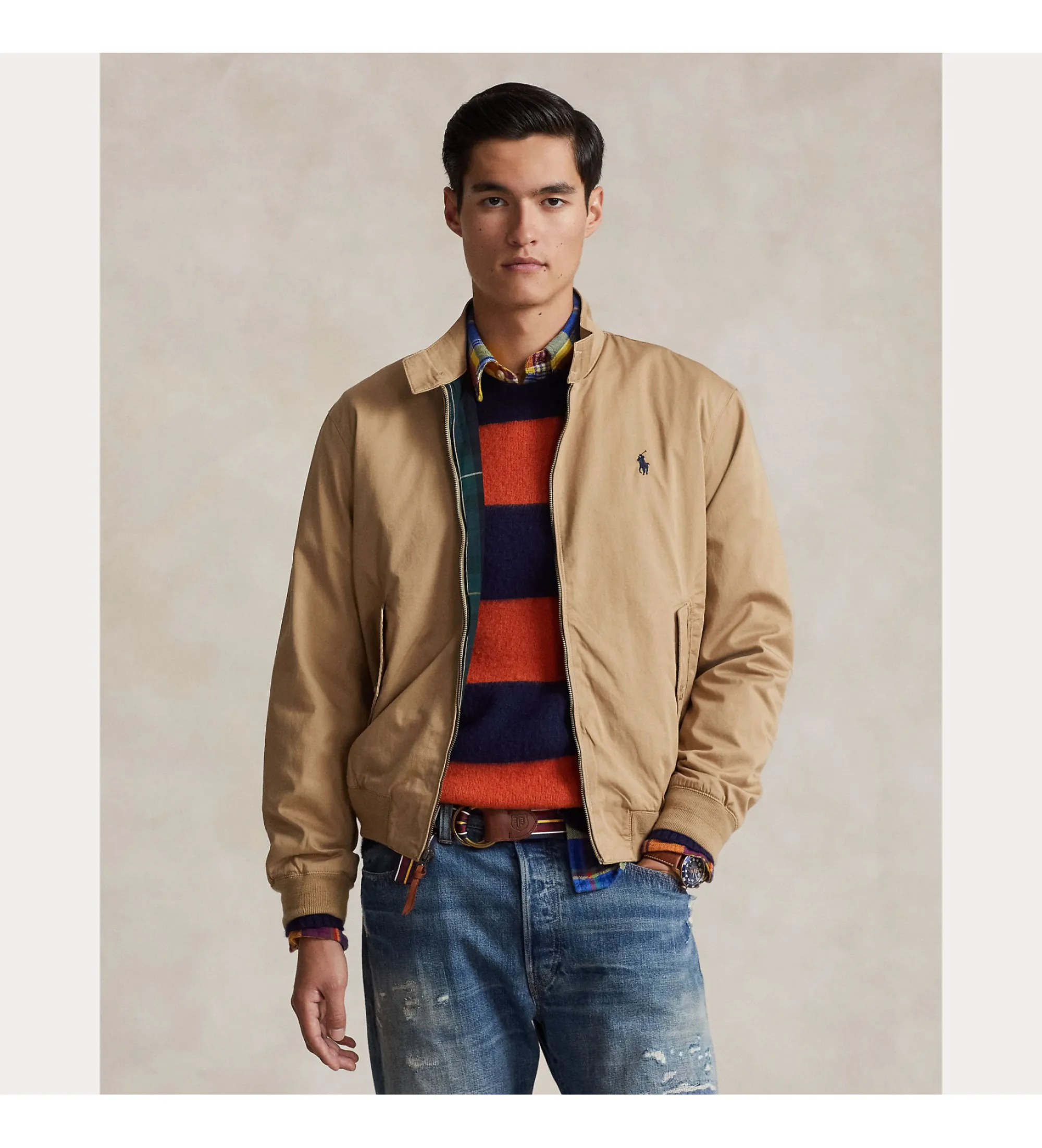 Chaqueta Twill beige