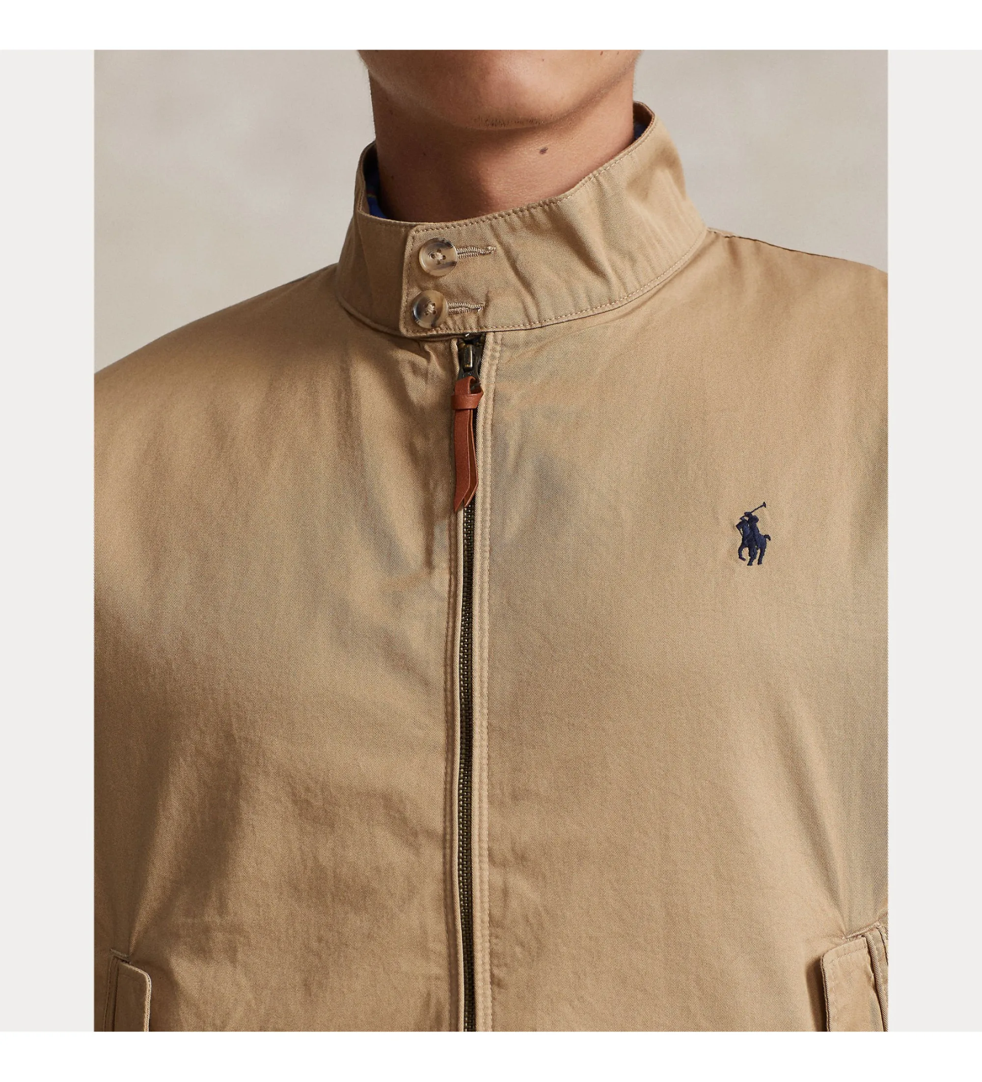 Chaqueta Twill beige