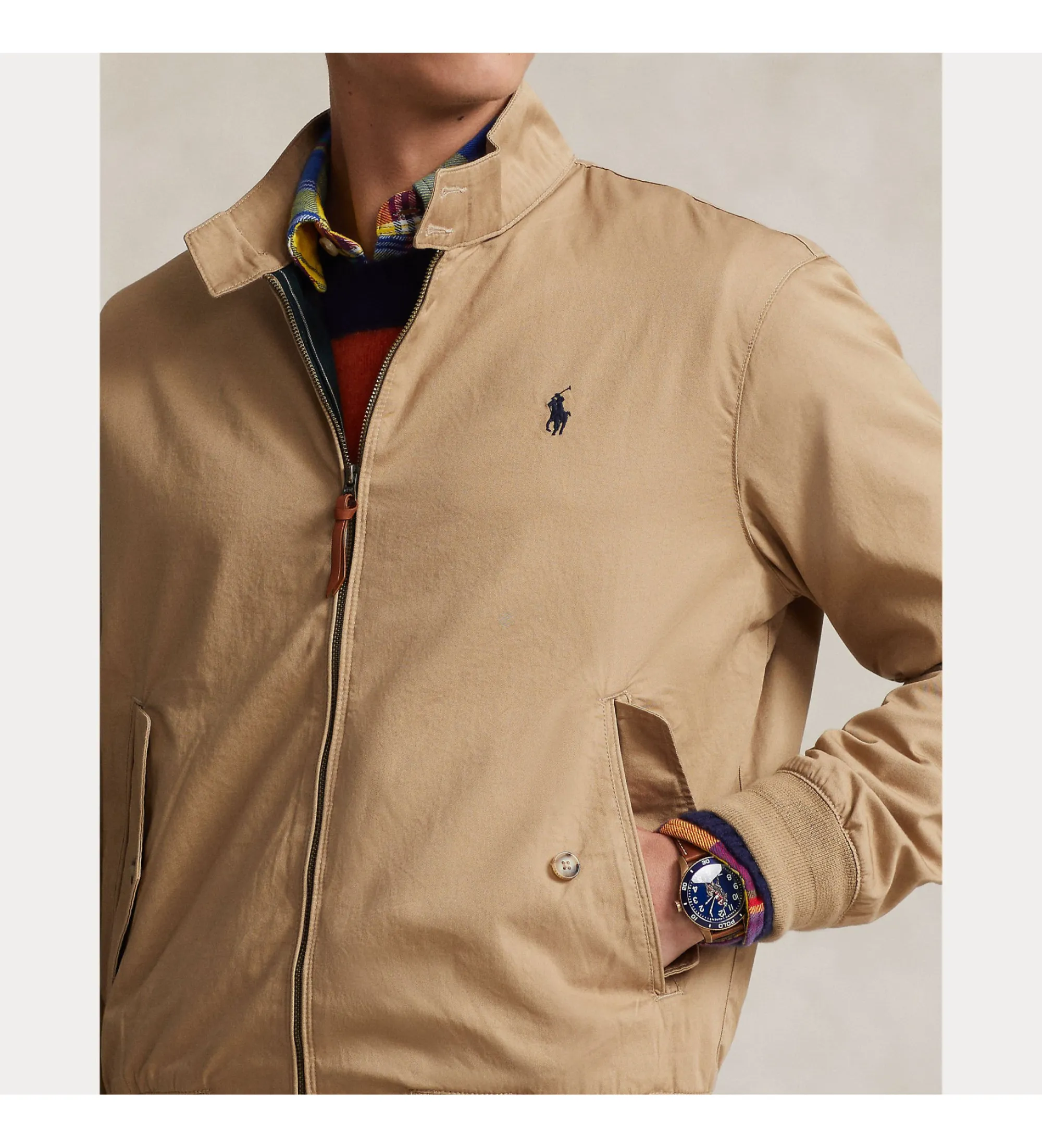 Chaqueta Twill beige