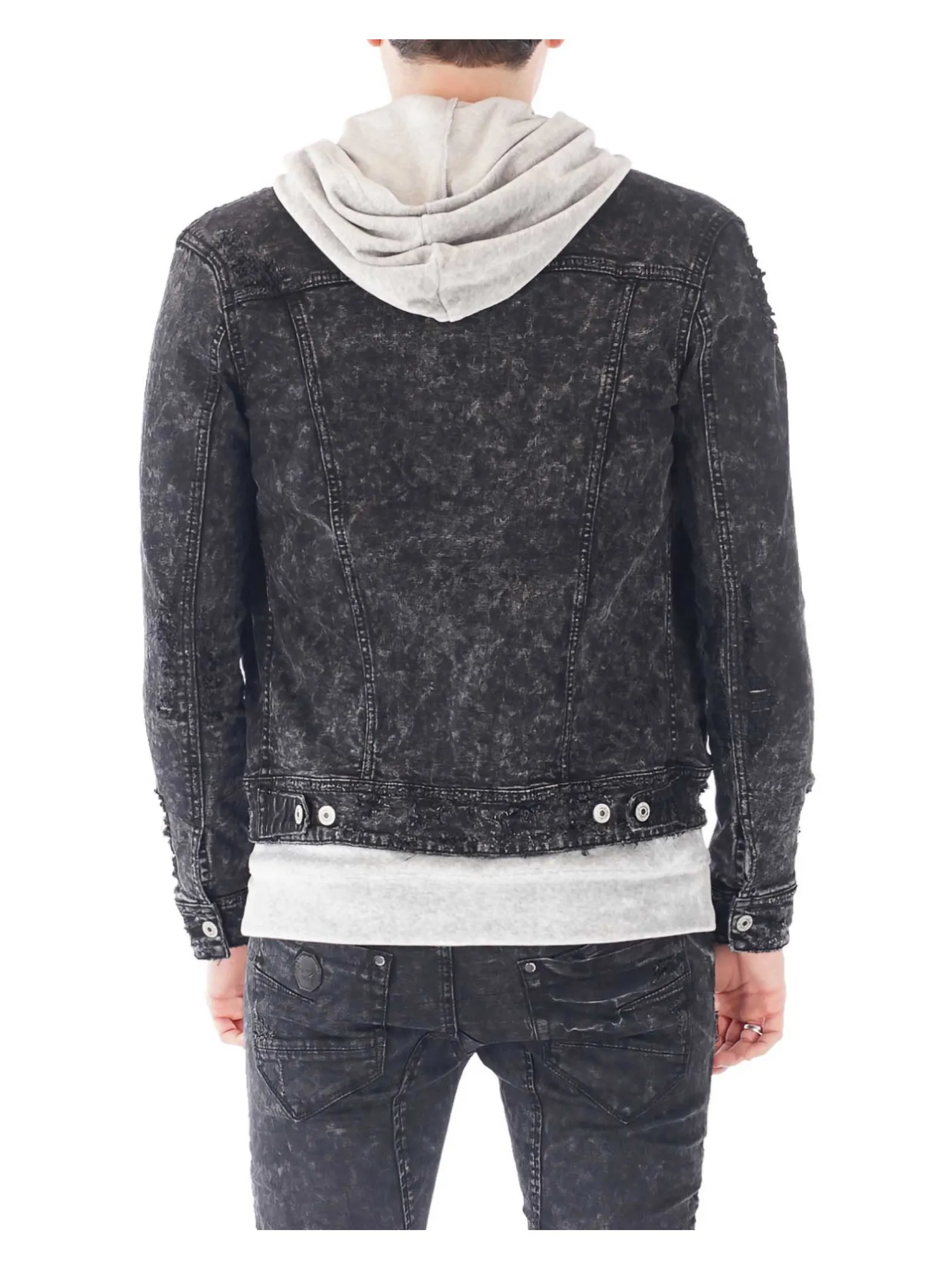 Chaqueta vaquera desteñida