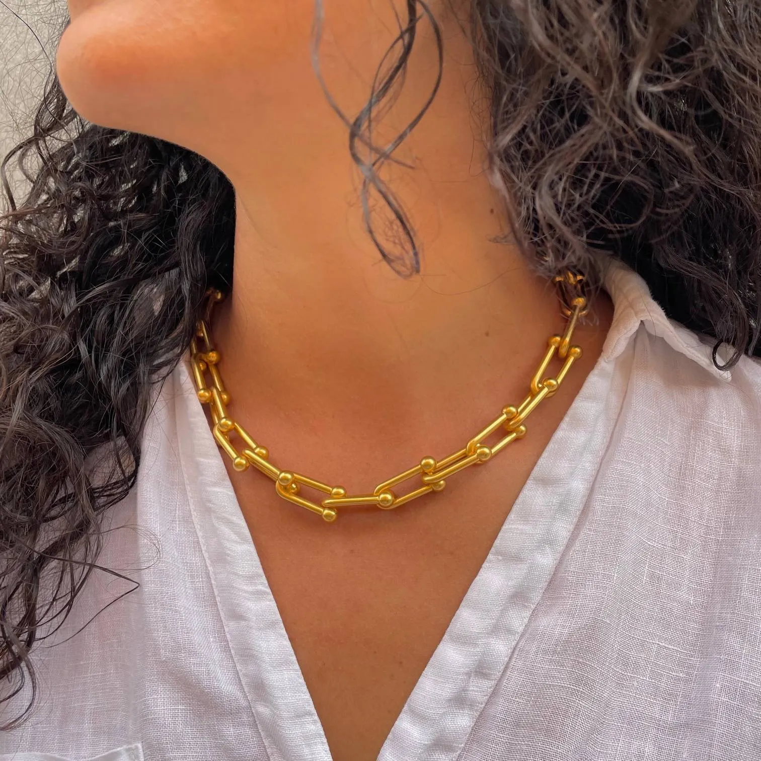 Collar ICON Pink oro