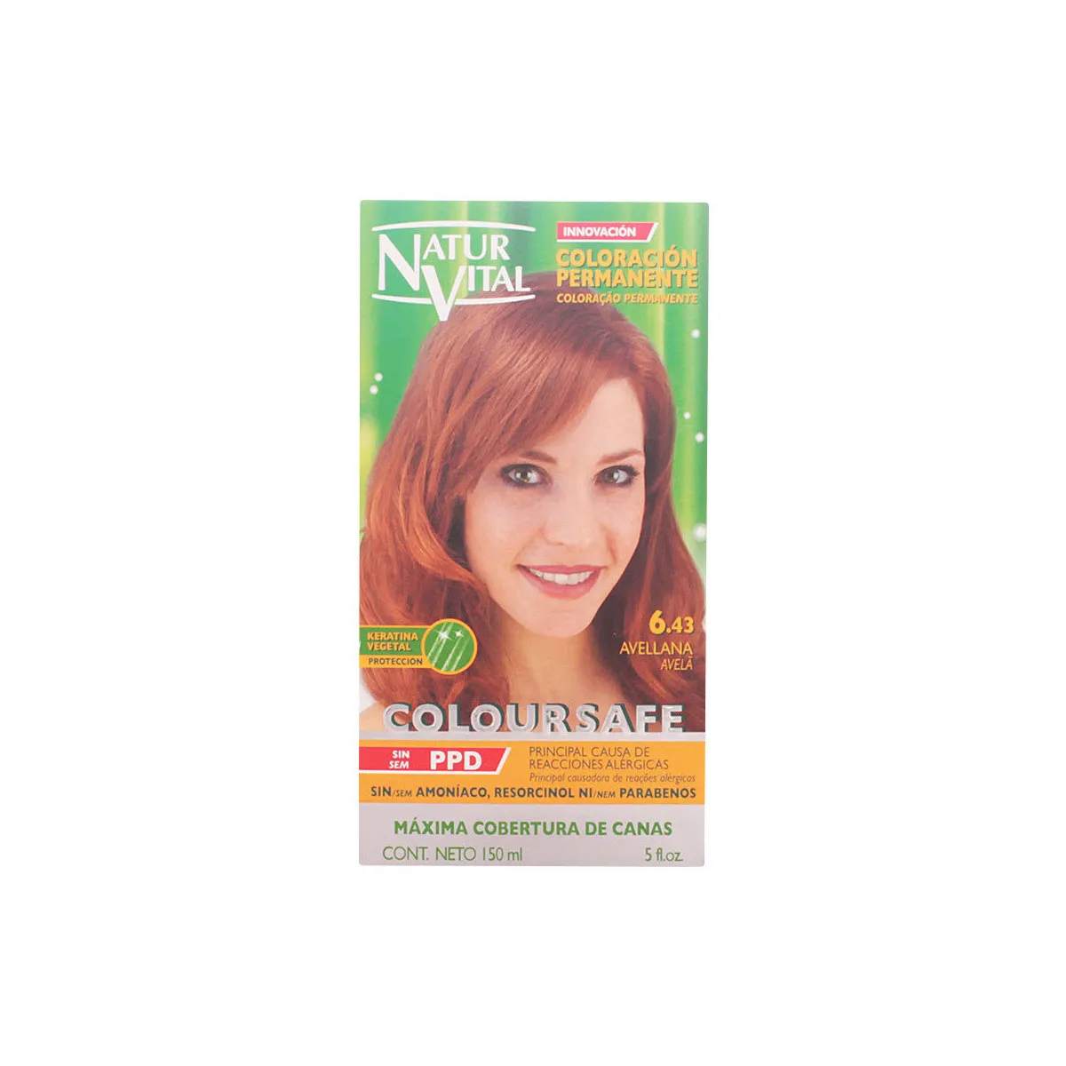 COLOURSAFE TINTE PERMANENTE 6.43AVELLANA