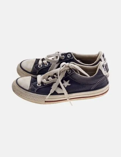 Converse Deportiva azul de cordones