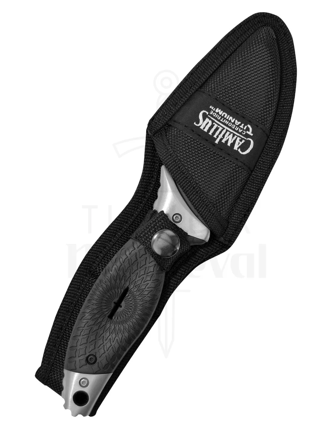 Cuchillo Camillus modelo ST6, con funda