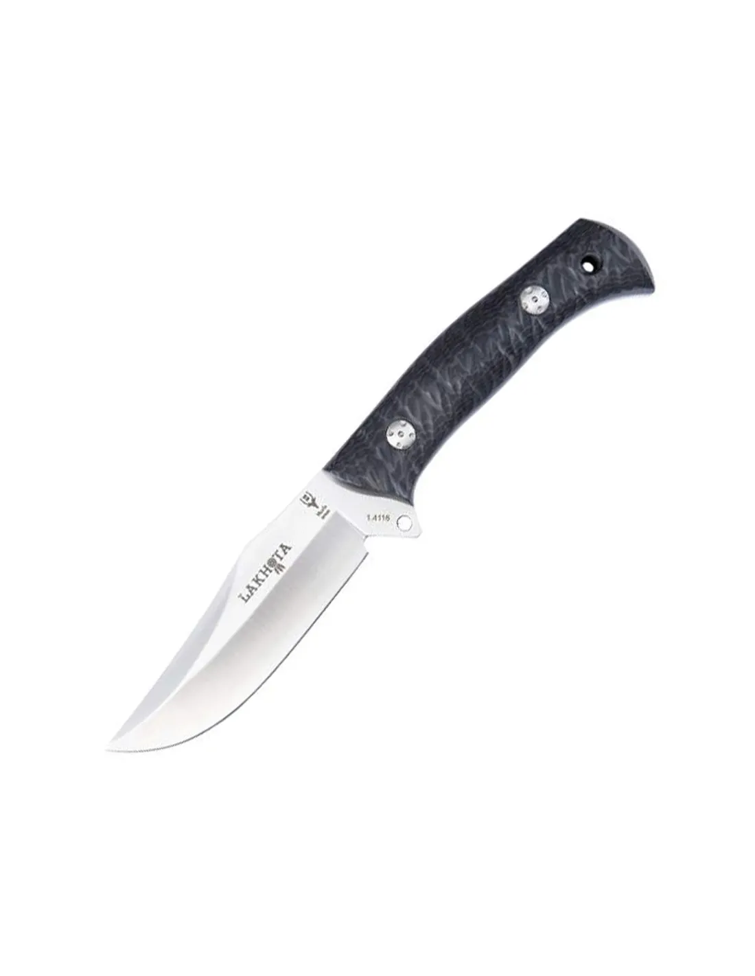 Cuchillo Muela Lakhota Micarta negra