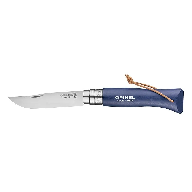 Cuchillo Opinel N°08 Baroudeur (Azul oscuro)