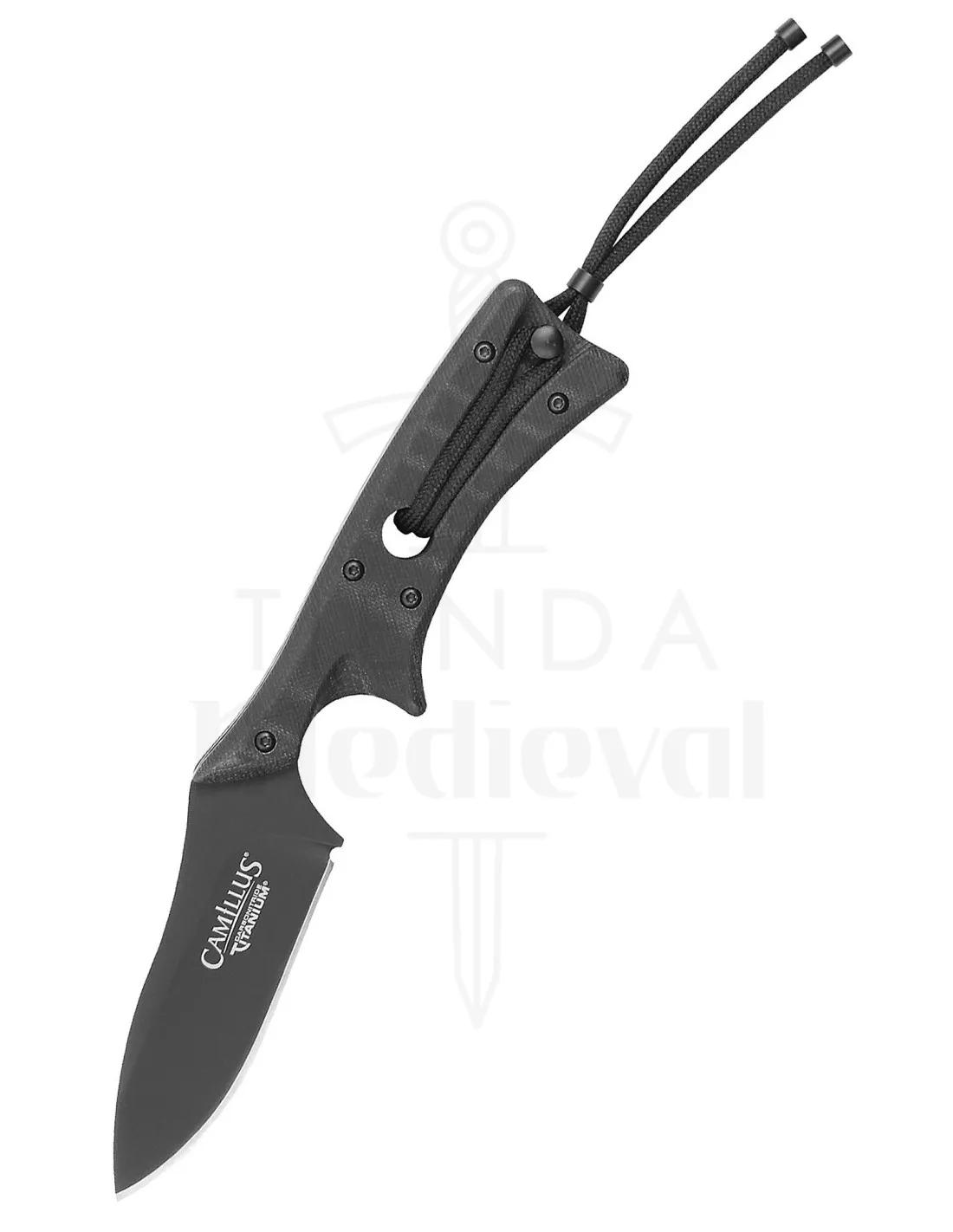 Cuchillo Outdoor Camillus modelo Tyrant, con funda