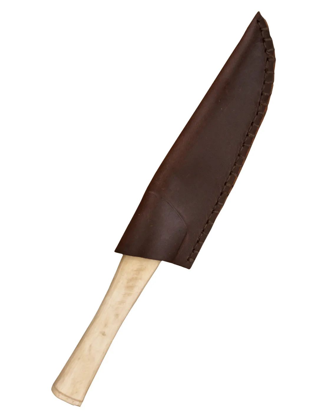 Cuchillo pequeño tipo Seax con hoja acero damasco