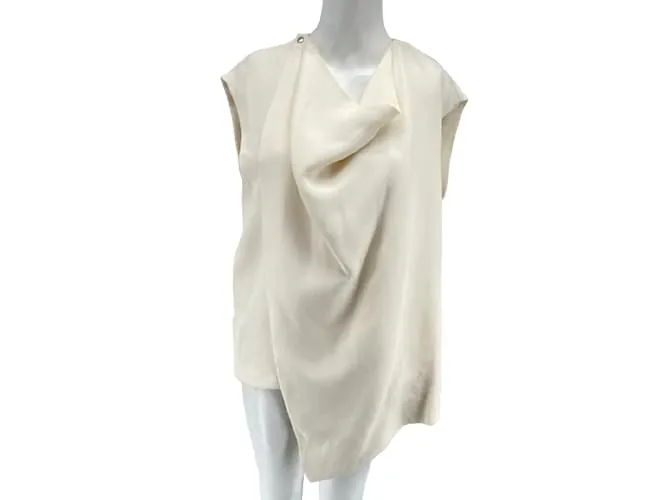 Céline Camiseta CELINE.fr 40 Viscosa Crudo 