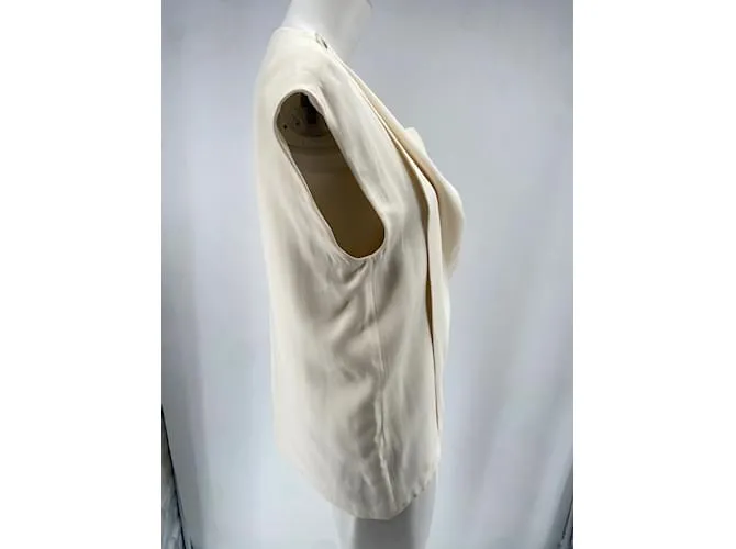 Céline Camiseta CELINE.fr 40 Viscosa Crudo 