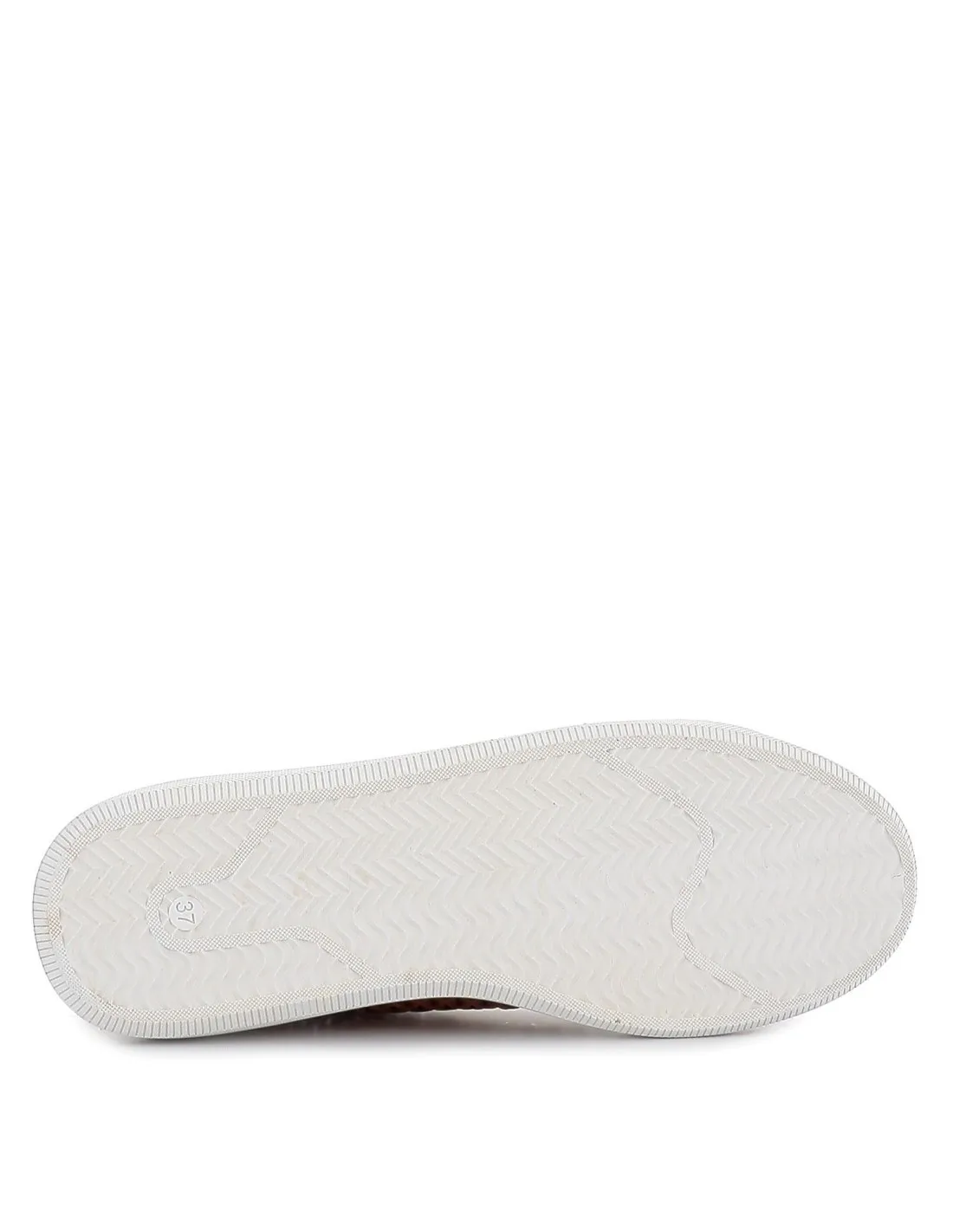 Deportiva cordones piel camel CARMELA
