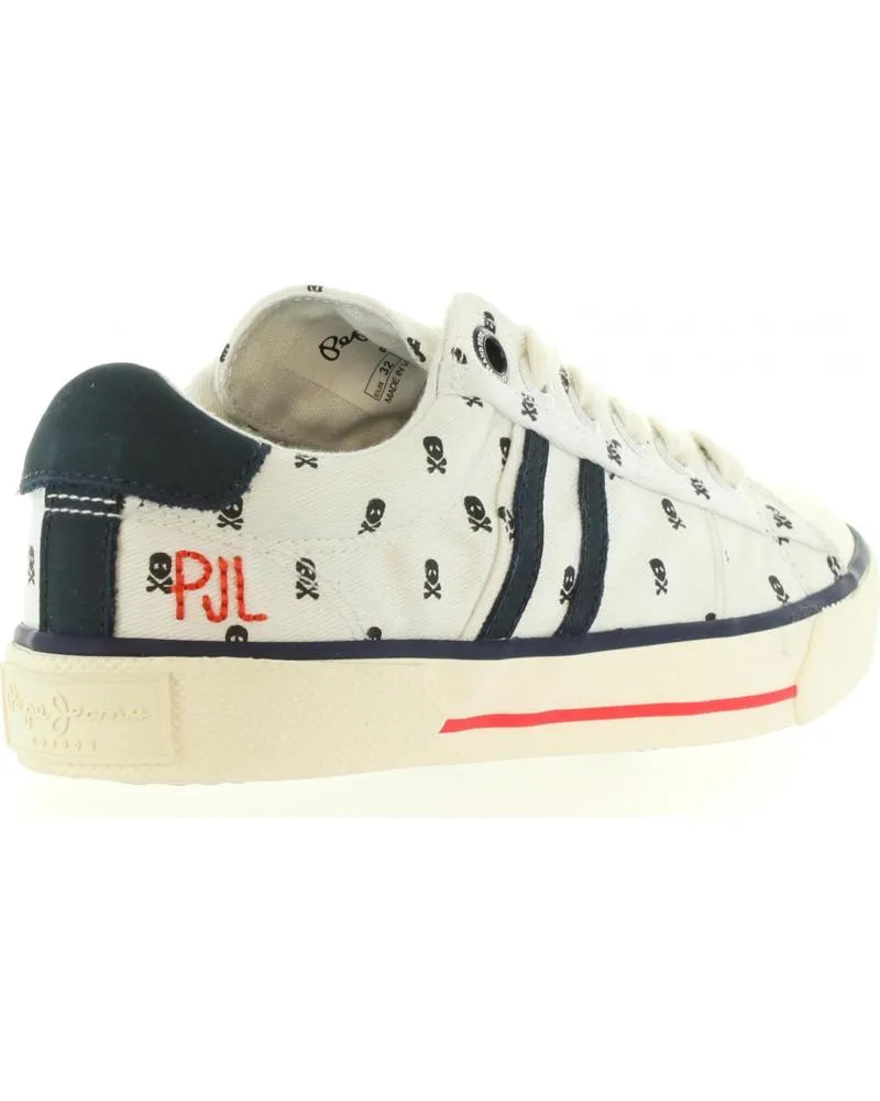 Deportivas de Niña y Niño PEPE JEANS PBS30207 SERTHI 800 WHITE