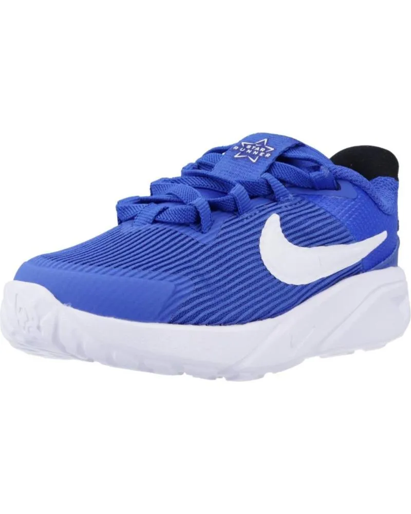 Deportivas NIKE  de Niña y Niño ZAPATILLAS NINO MODELO STAR RUNNER 4 COLOR AZUL  400