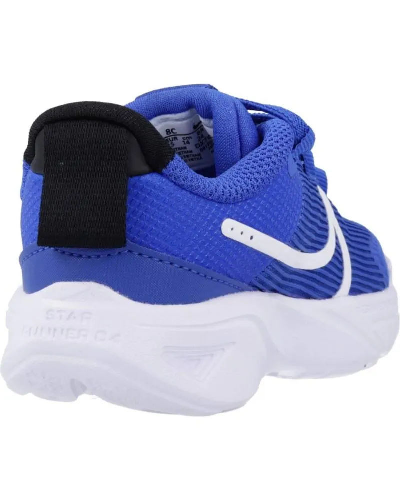 Deportivas NIKE  de Niña y Niño ZAPATILLAS NINO MODELO STAR RUNNER 4 COLOR AZUL  400
