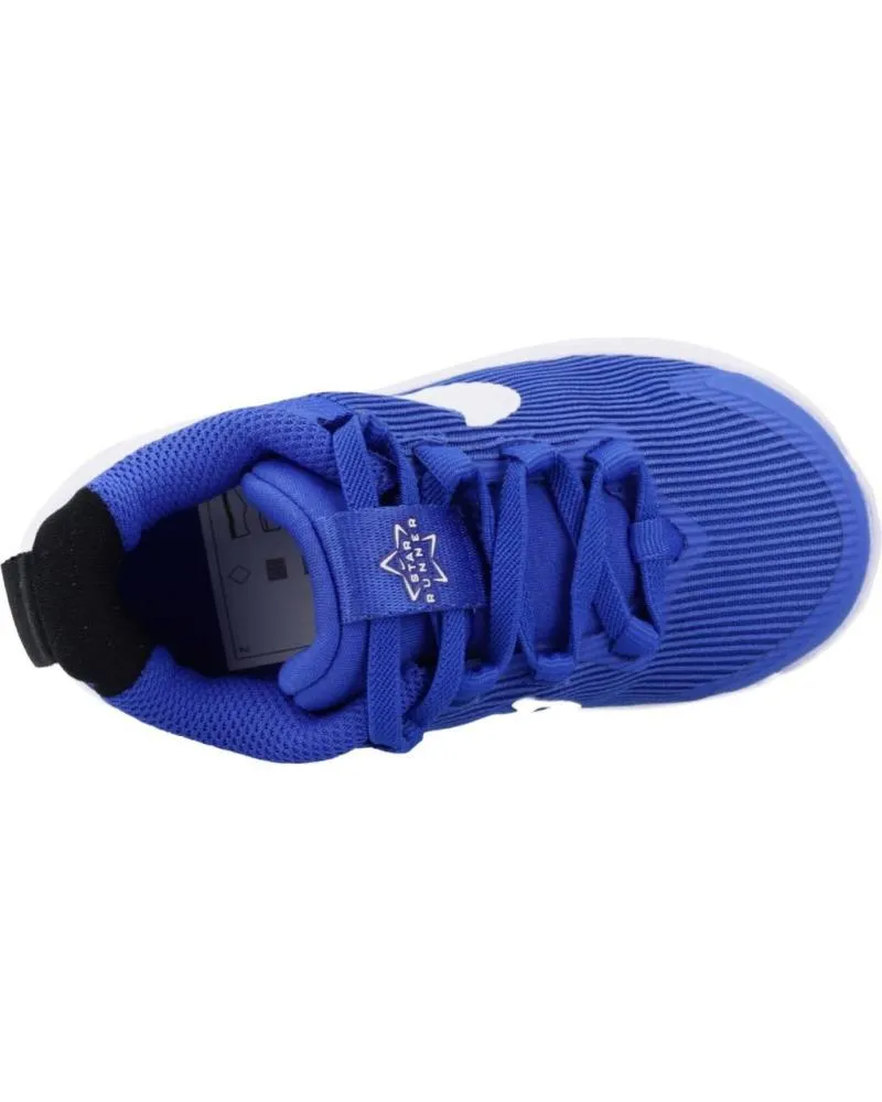 Deportivas NIKE  de Niña y Niño ZAPATILLAS NINO MODELO STAR RUNNER 4 COLOR AZUL  400