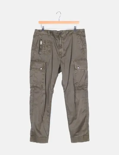 Diesel Jeans denim cargo verde