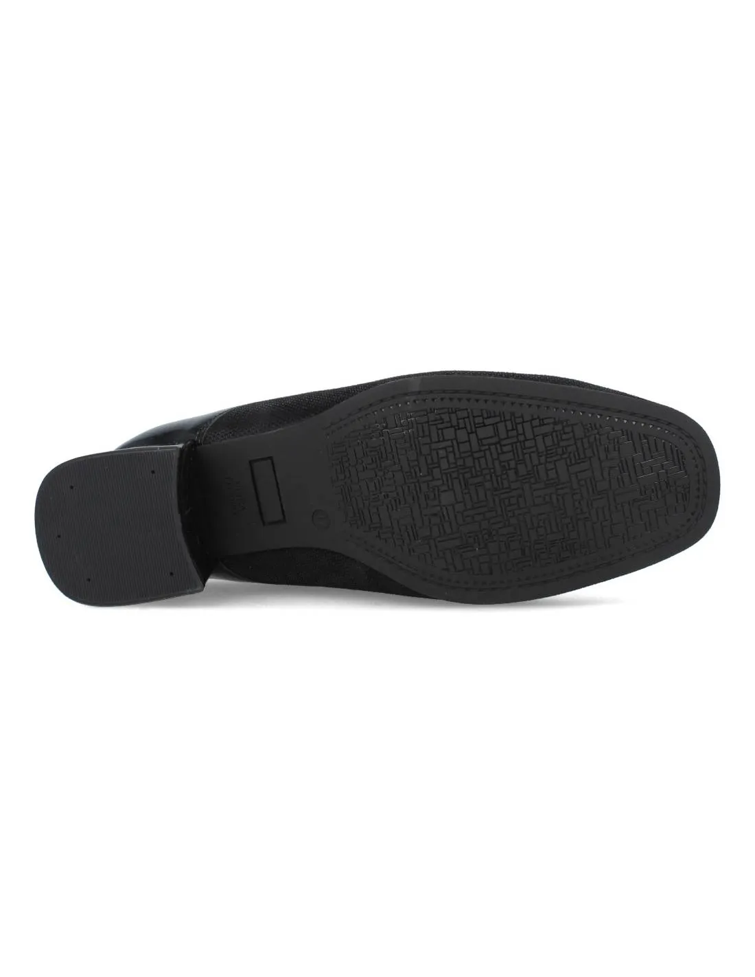 DOCTOR CUTILLAS  ZAPATO TACóN CORDONES COMBINADO NEGRO