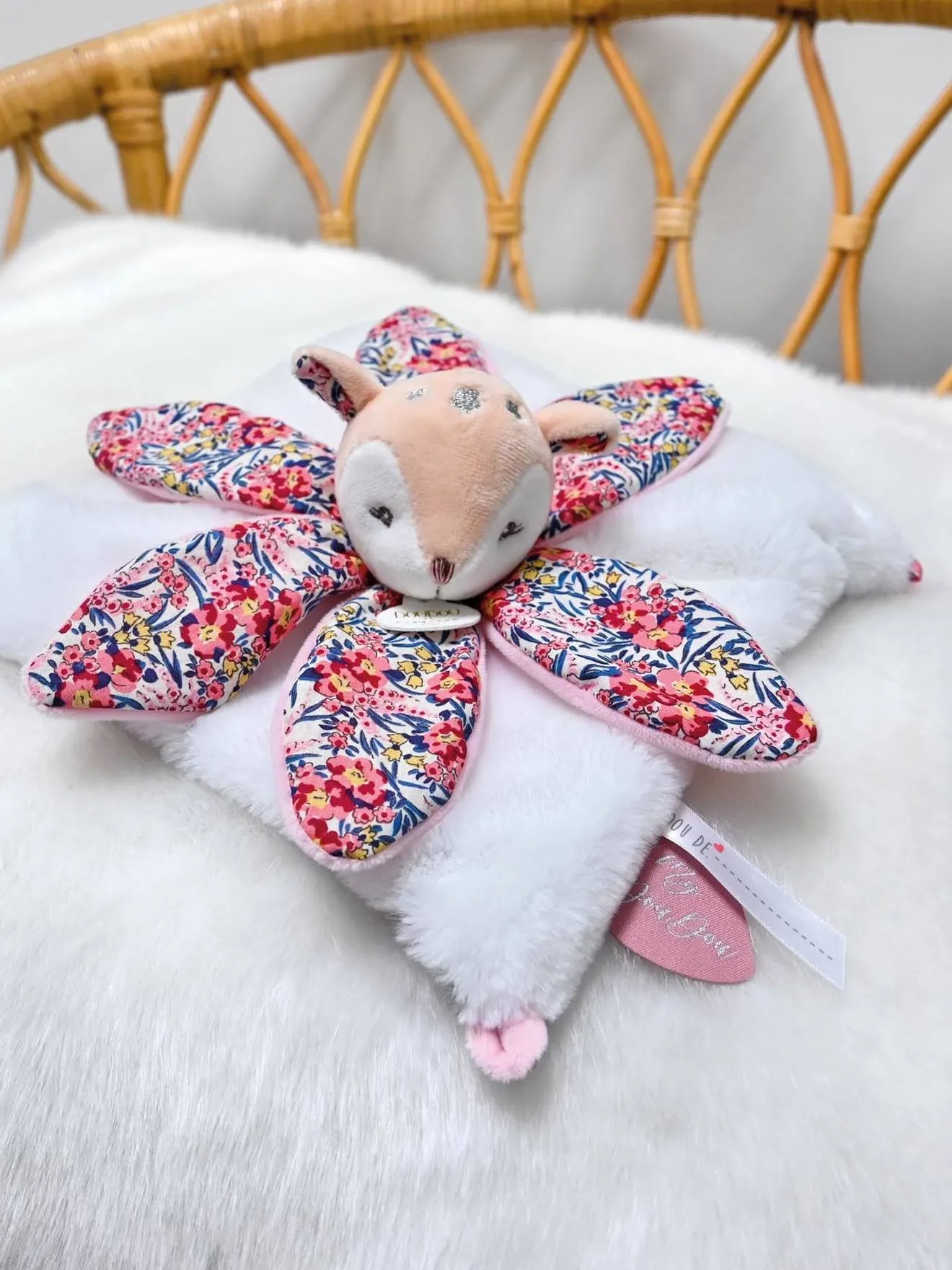 DOUDOU PéTALO 27 CM BOH'AIME  DOUDOU ET COMPAGNIE