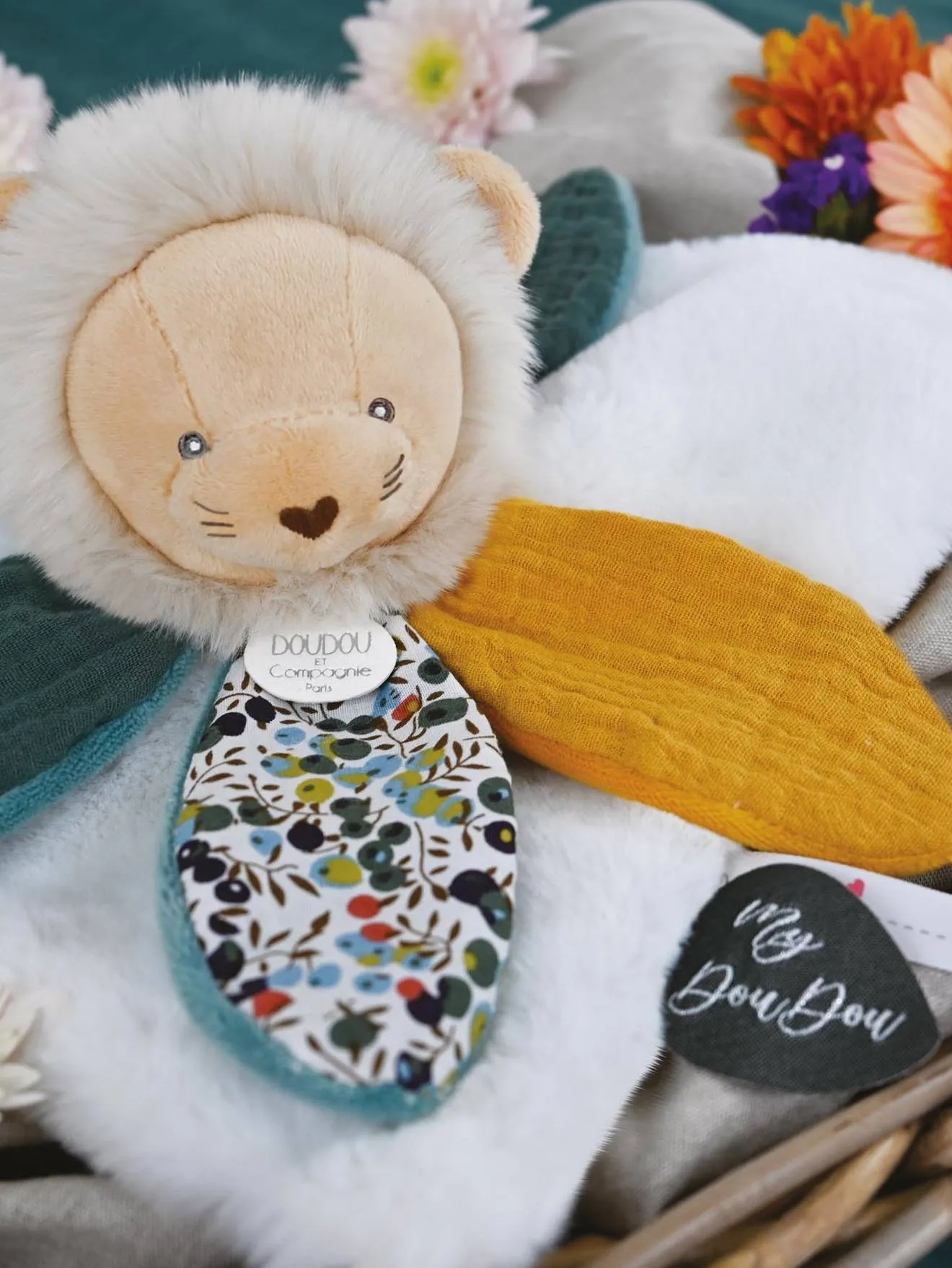 DOUDOU PéTALO 27 CM BOH'AIME  DOUDOU ET COMPAGNIE