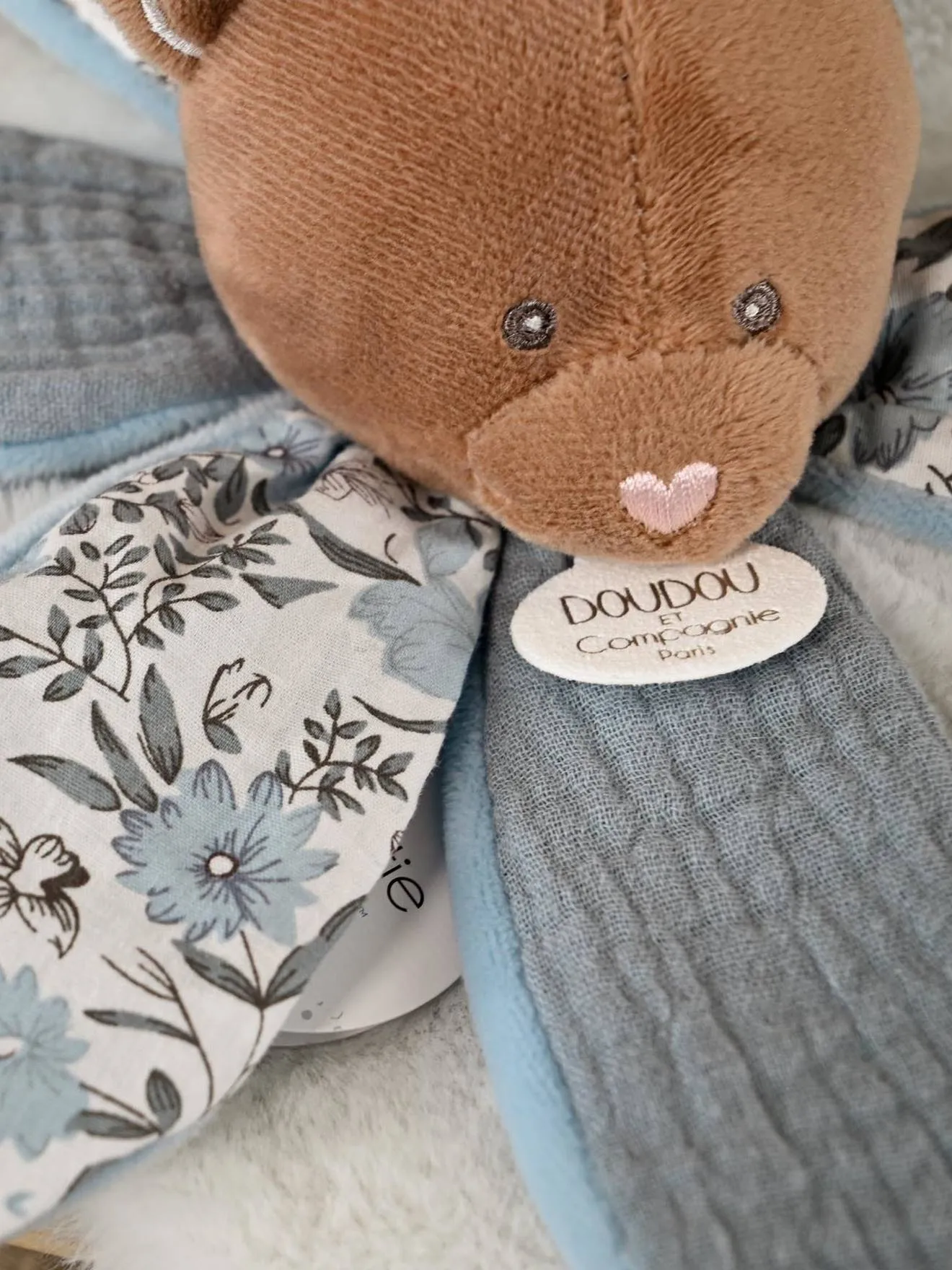 DOUDOU PéTALO 27 CM BOH'AIME  DOUDOU ET COMPAGNIE