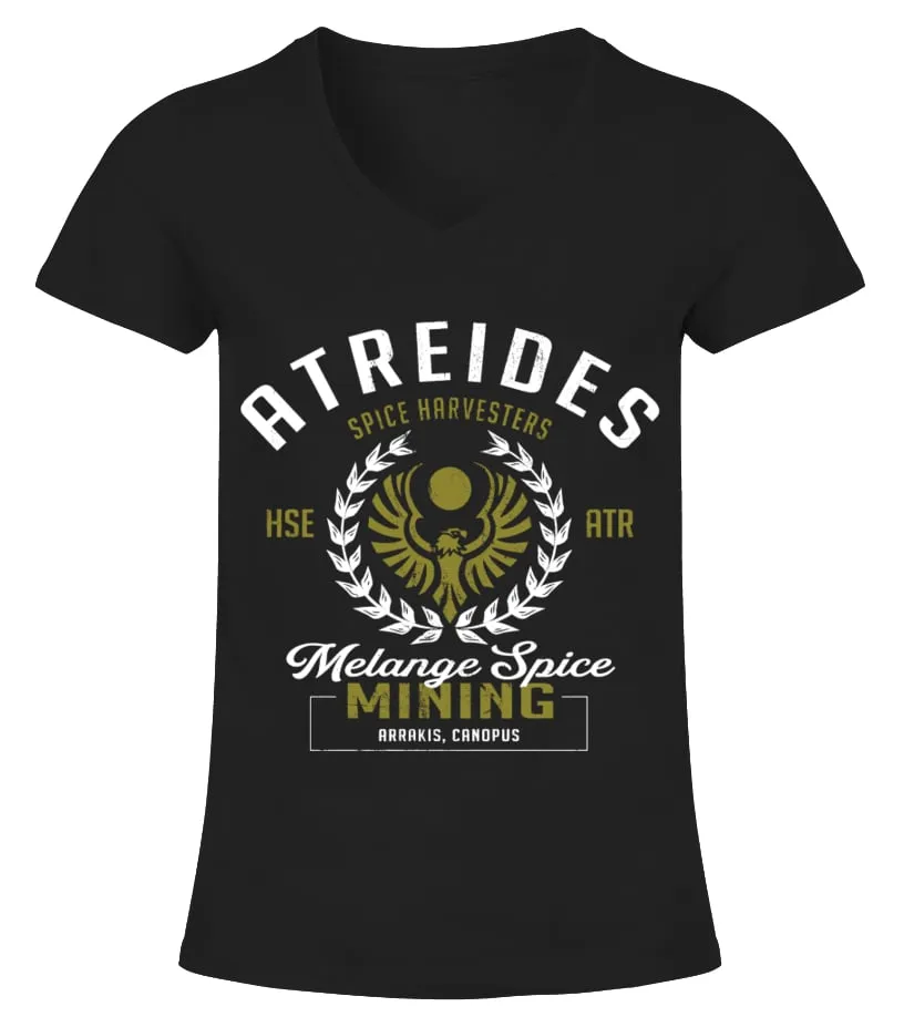 DUNE  MELANGE SPICE CAMISETA CUELLO PICO MUJER