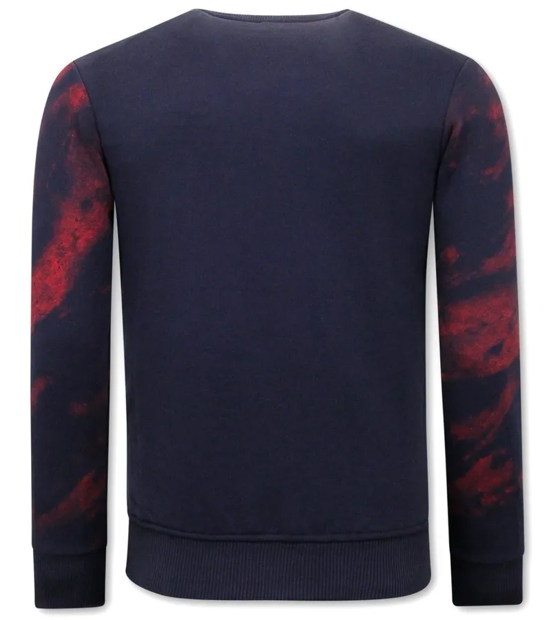 EXCLUSIVO PARA HOMBRES SKULL TIGER  3680  ROJO