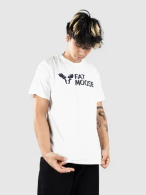 Fat Moose Fm Logo Organic Camiseta