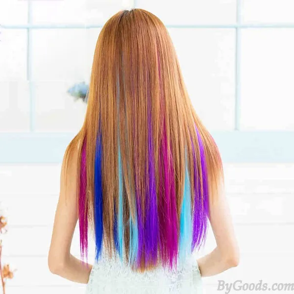 Fresh Many Colors Clip Hair Extensions