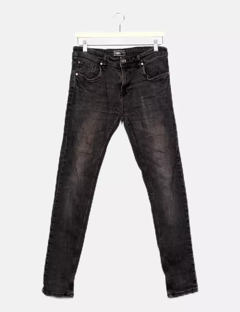 FSBN Jeans negro skinny