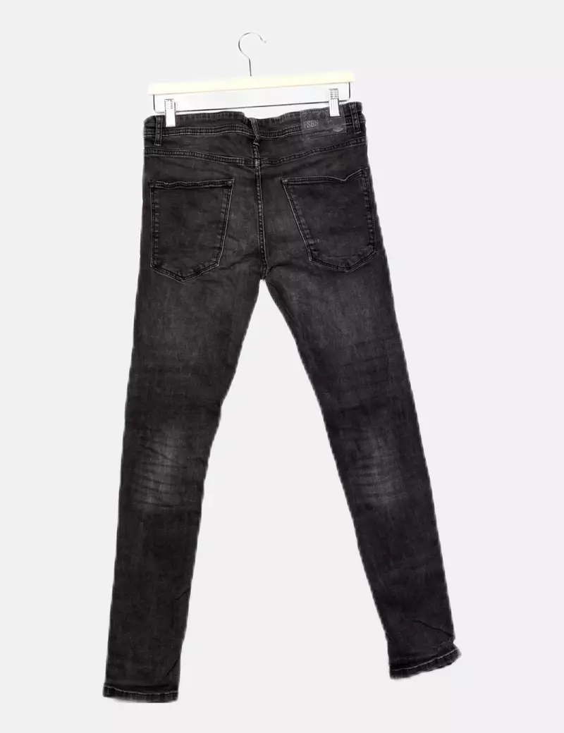 FSBN Jeans negro skinny