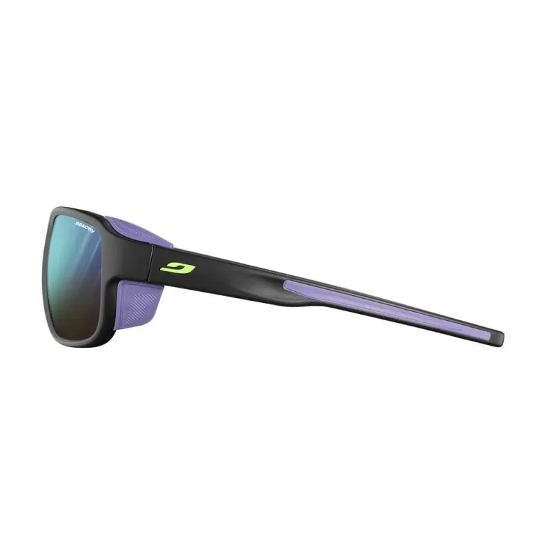 GAFAS DE SOL JULBO MONTEBIANCO 2 (NEGRO MATE / VIOLETA REACTIV 24 DL AZUL) CAT. 24