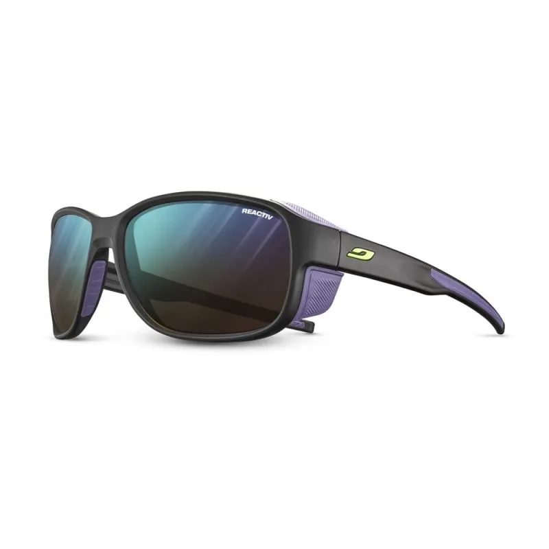 GAFAS DE SOL JULBO MONTEBIANCO 2 (NEGRO MATE / VIOLETA REACTIV 24 DL AZUL) CAT. 24