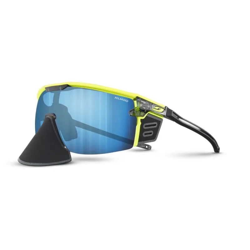 Gafas de sol Julbo ULTIMATE COVER ( BLACK / YELLOW FLUO capsule OCEAN MASTER POLAR 4 HD) Cat. 4