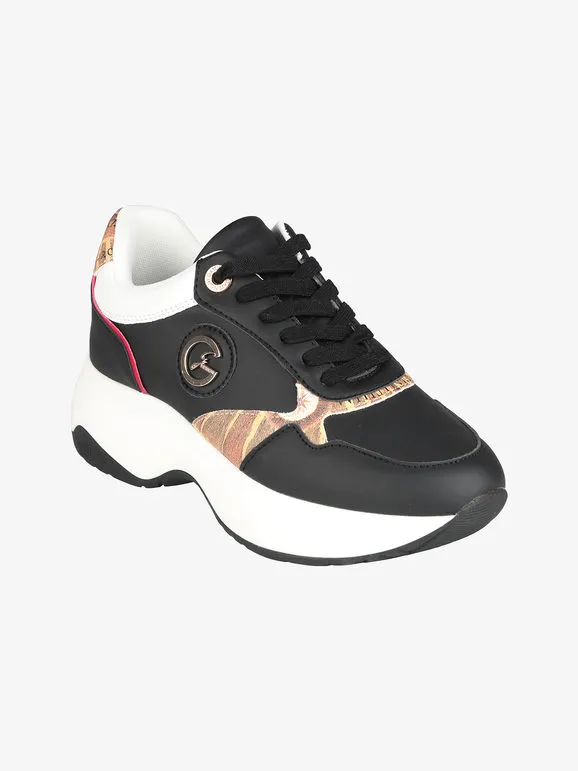 Gattinoni Zapatillas de mujer con cordones y plataforma.